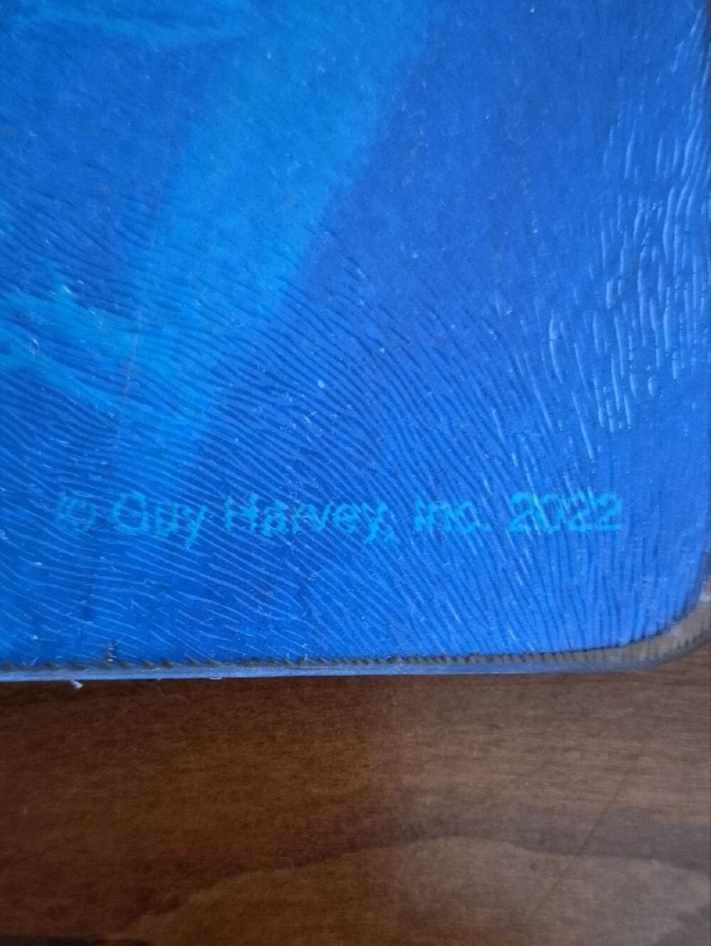 Guy Harvey Blue & Yellow Mahi Mahi‎ Cutting Board